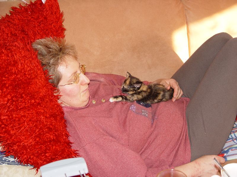 Jeannie und Frauchen