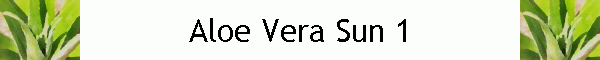 Aloe Vera Sun 1